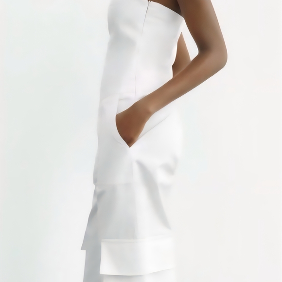 Zara Elegant White White Jumpsuit - Picture 10 of 11